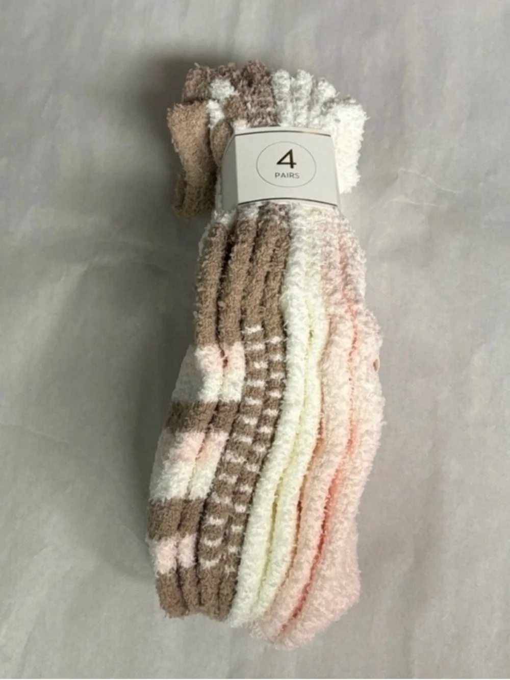 New Nine West Socks Women’s 4 Pair Soft Cozy Plush Lounge Socks Casual Active